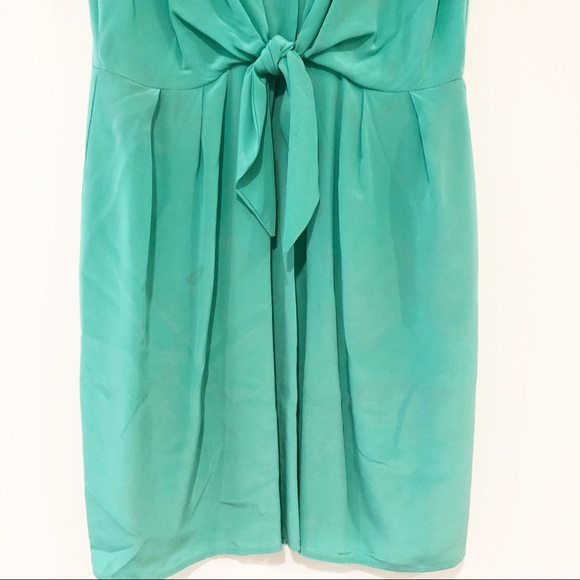 Amanda Uprichard Tie Front Dress in Mint- XS - Picture 4 of 6